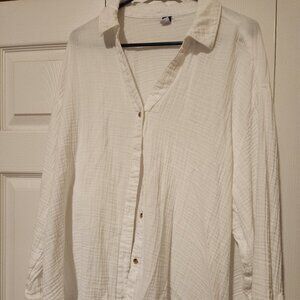 Old navy dize 2x button down shirt